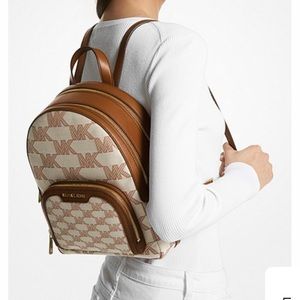 Jaycee Medium Logo Jacquard Backpack